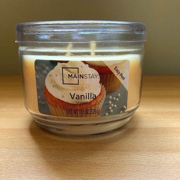 Mainstays Vanilla Candle 11.5oz - Picture 1 of 3